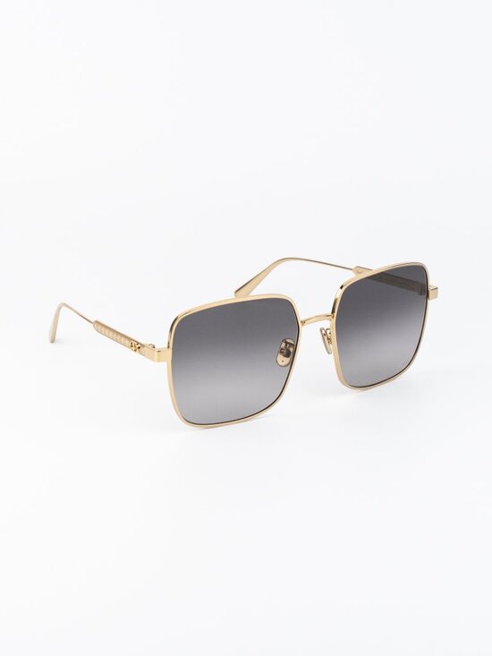 Dior Women Sunglasses Gold Grey Gradient Square Oversized DIORCANNAGE S1U B0A1 main image 4